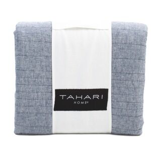 Tahari Home Linen And Cotton Blend Quilt
